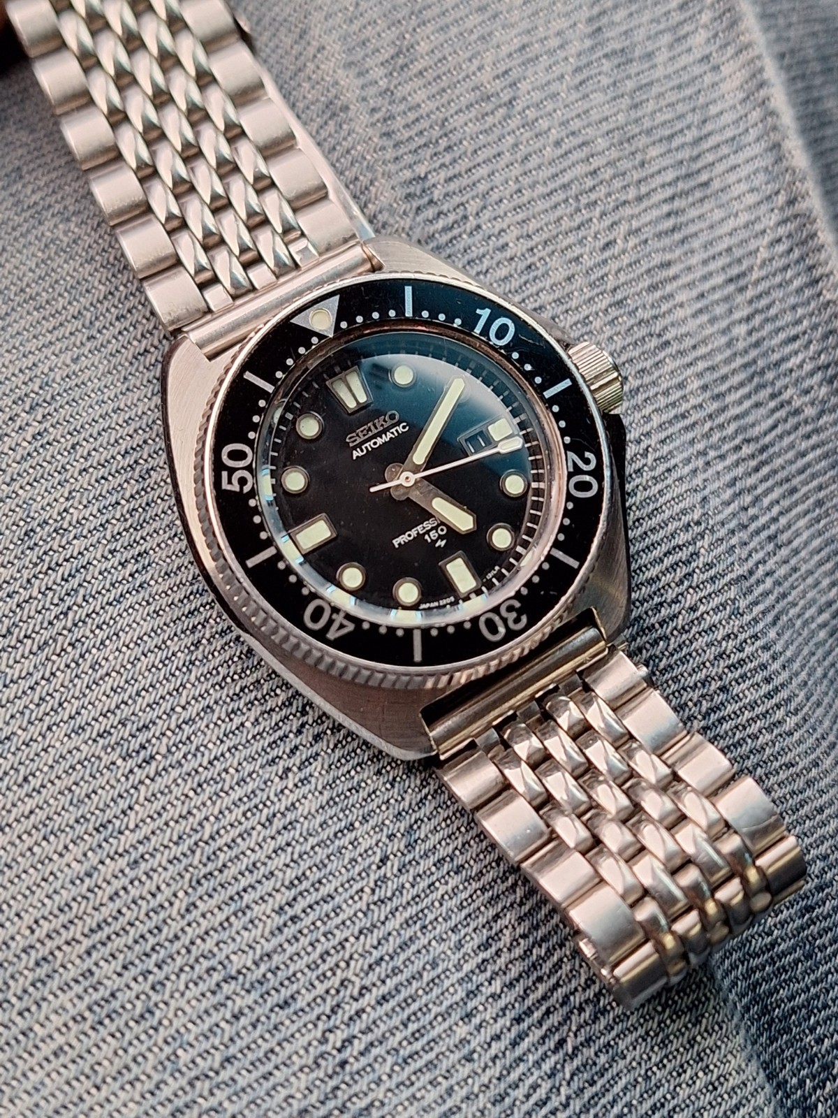 SEIKO Lady Apocalypse 2205-0769 Mini Willard MarineMaster BOR Bracelet 1970