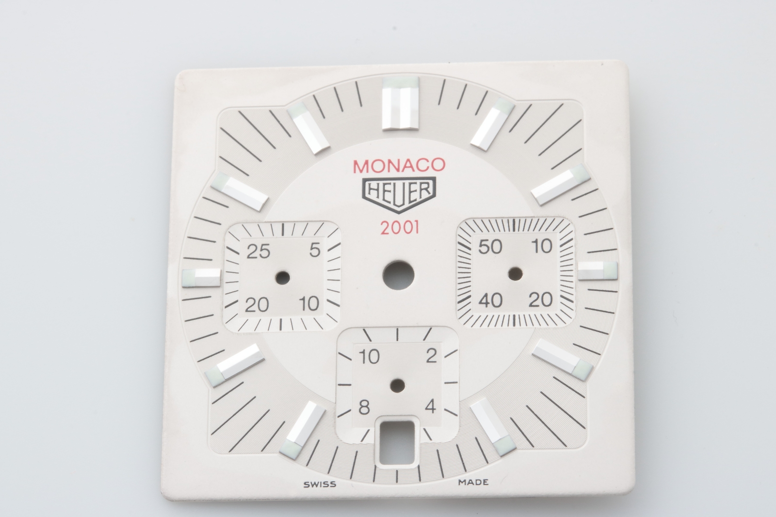 Heuer Monaco 2001 Chronograph Date CS2113 NOS Watch Dial RARE Limited Edition