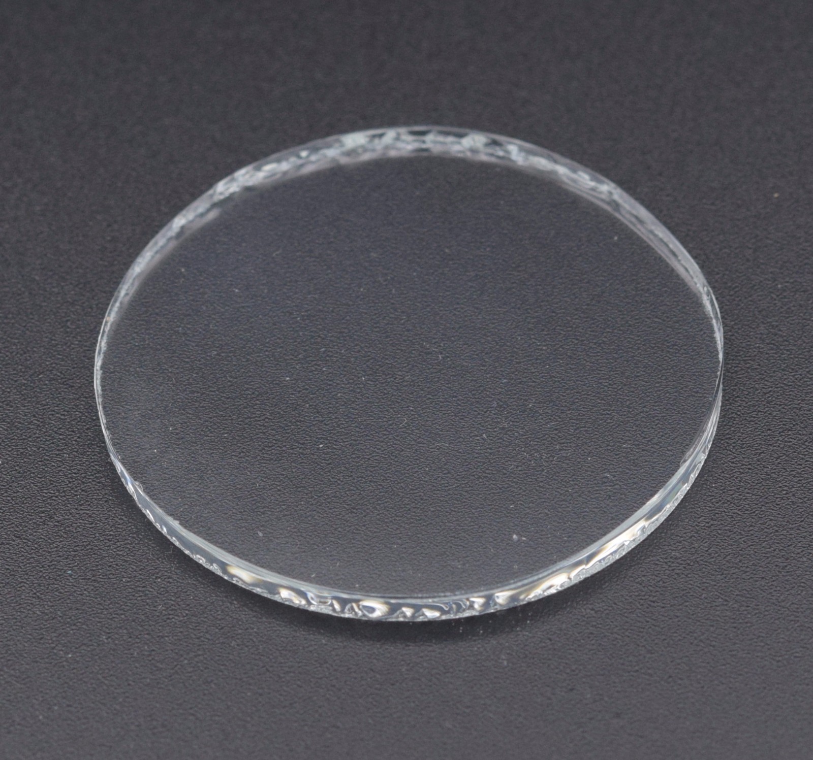 40 mm x 2.5 mm Unfinished Mineral Glass Watch Crystal Blank