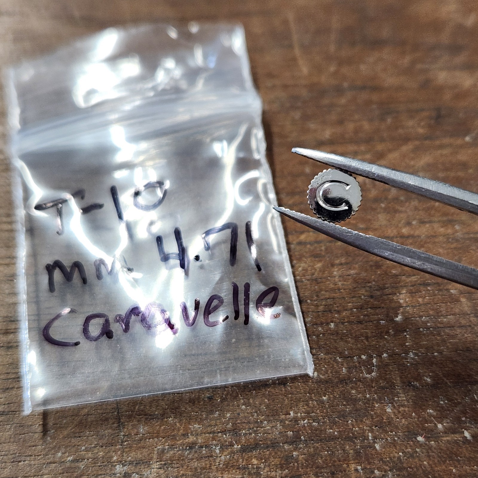 Vintage Caravelle Watch Crown -Tap 10- Approx. 4.75mm Diameter -Pre Owned- Clean