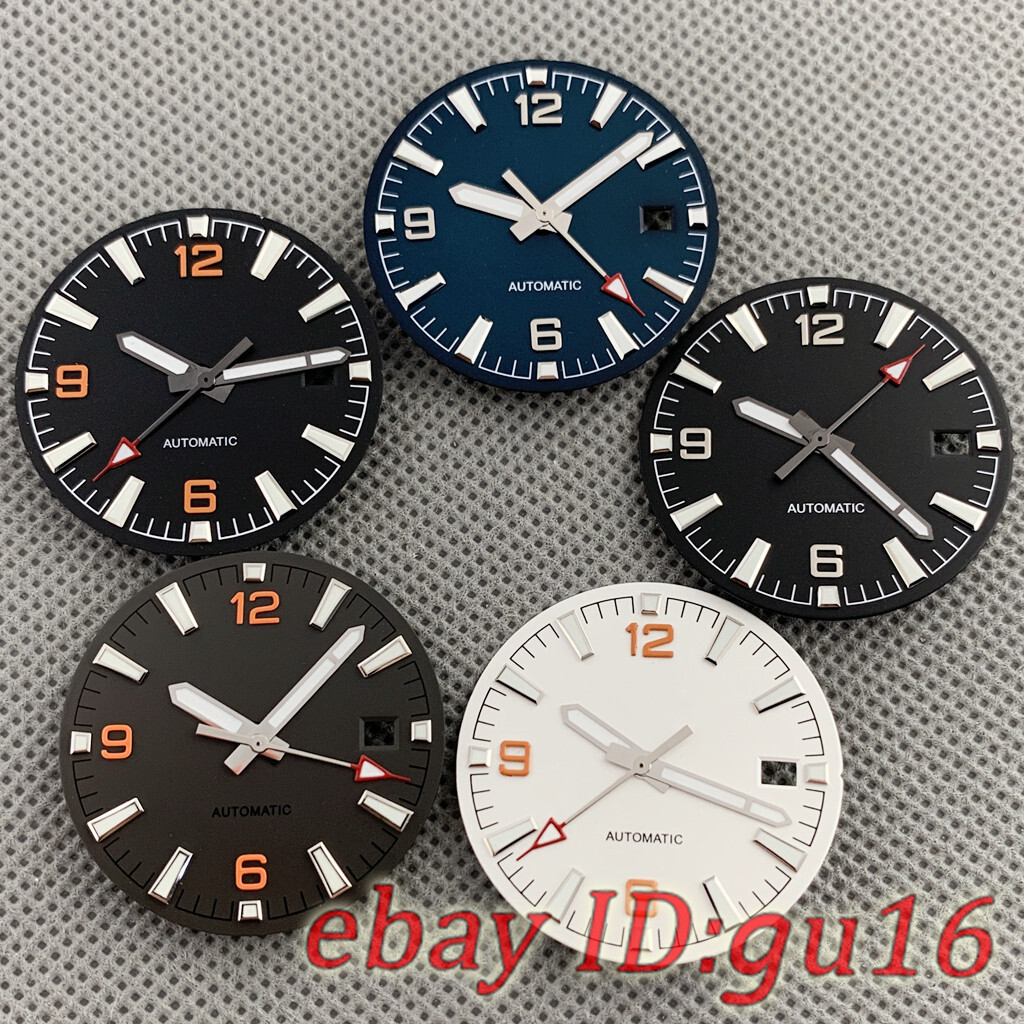 31mm sterile watch Dial and hands Fit NH35A ETA 2836/2824 Miyota 8215 821A 8205