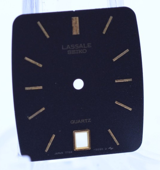 LASSALE SEIKO QUARTZ JAPAN 7759-5030 NOS WRIST WATCH DIAL (KP)