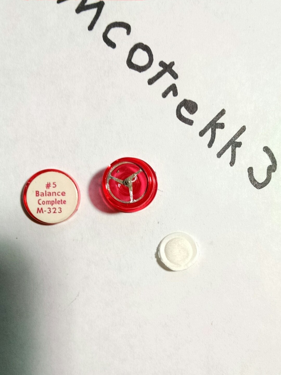 ELGIN M – 323 Watch NOS Replacement COMPLETE BALANCE #5 Sportsman