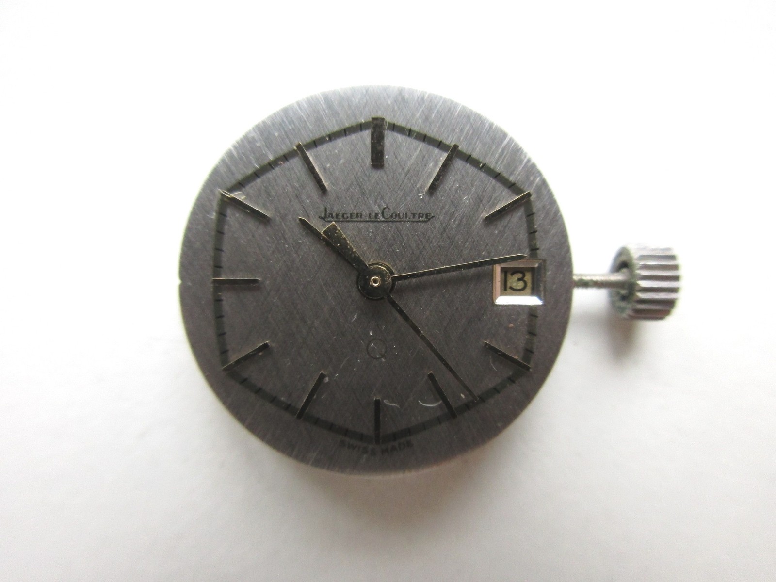 Jaeger-LeCoultre cal. 624 ETA cal 956.111 Swiss watch movement & crown – running