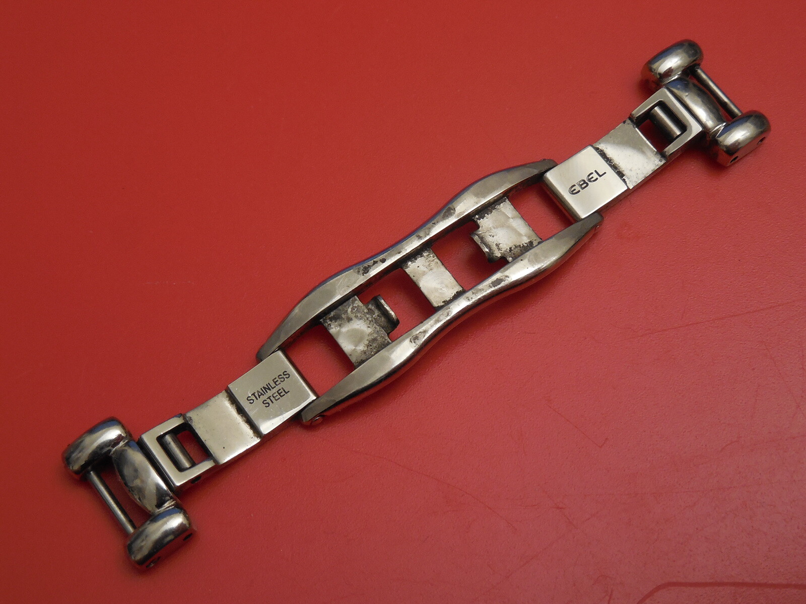 GENUINE EBEL STAINLESS STEEL BELUGA 12MM BAND BRACELET BUCKLE TYPE 2