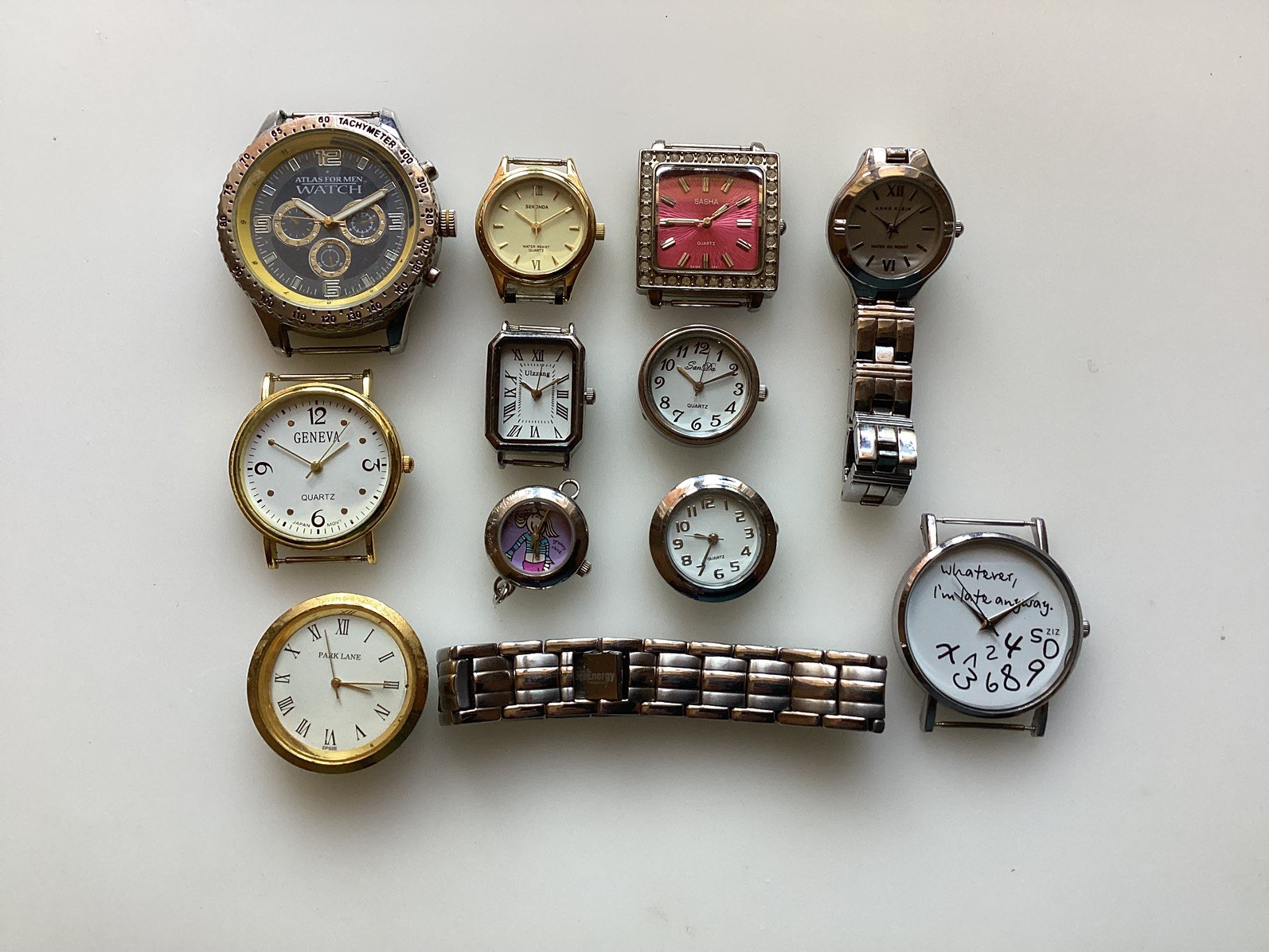 CLEARANCE LOT OF WATCHES, STRAPS etc …. SOLD FOR SPARES, REPAIR etc