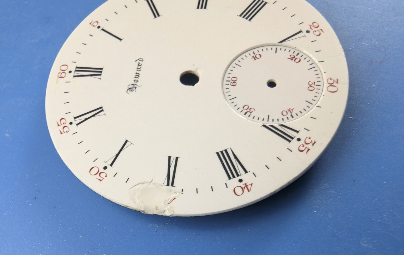 VINTAGE 16 SIZE E HOWARD POCKET WATCH PORCELAIN DIAL