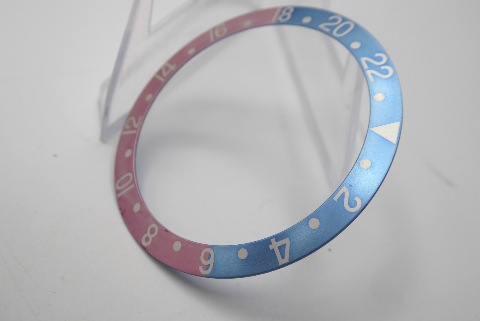 Rolex GMT Master Pepsi faded serif insert 16710