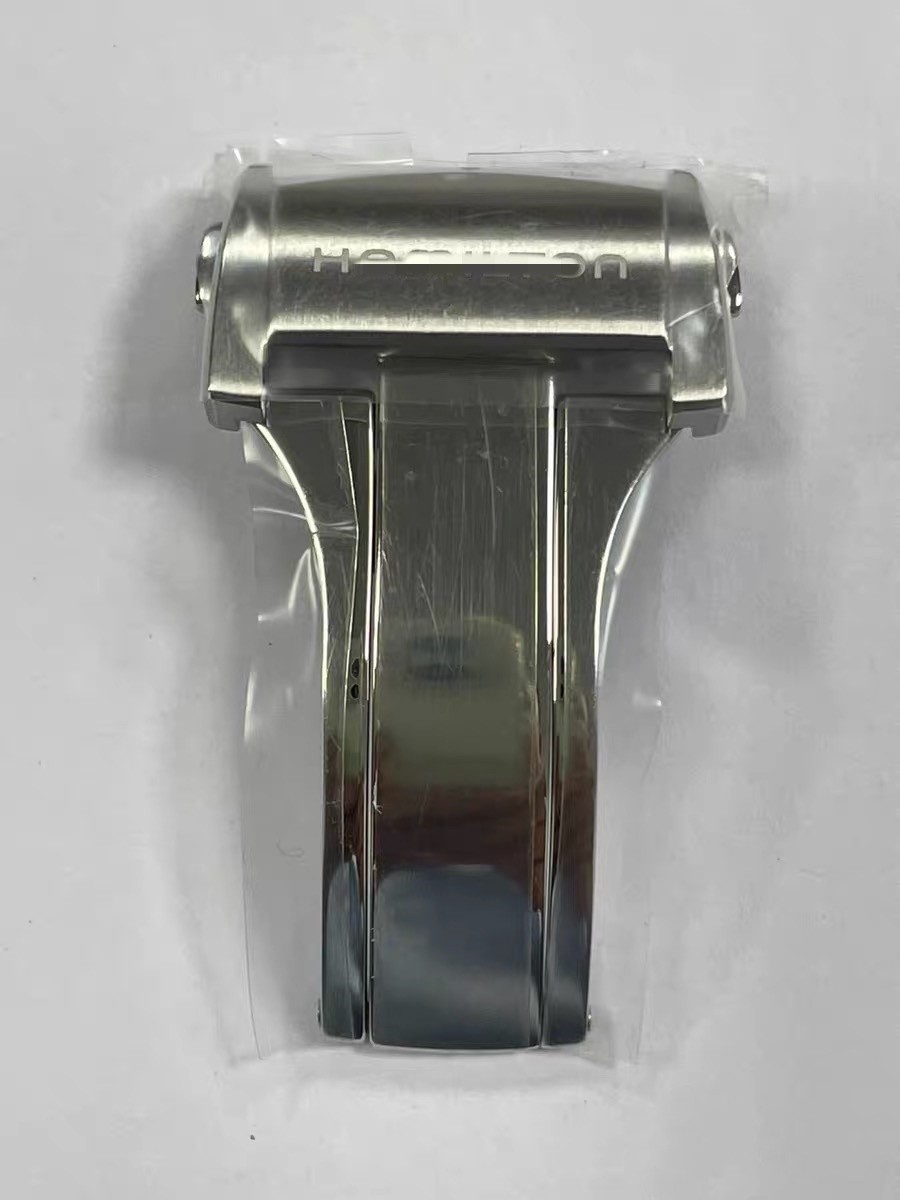 NEW 20mm For Hamilton deployant Stainless Steel Clasp Buckle Silver