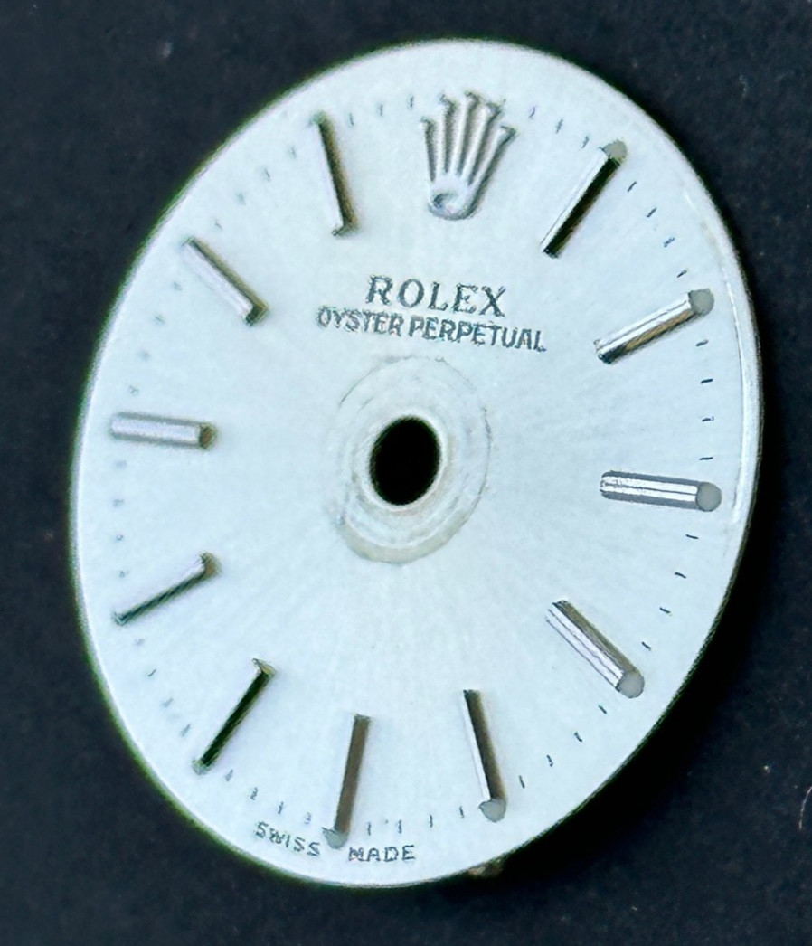 Vintage Rolex Ladies Oyster Perpetual Watch Dial for 24mm 6718