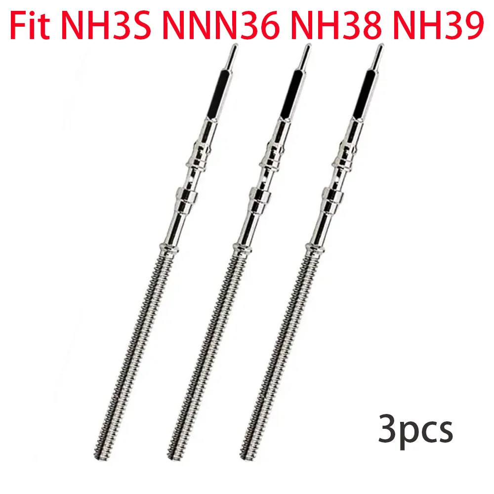 Stainless Steel Watch Stem Crown For NH35 NH36 NH38 NH39 Automatic Parts