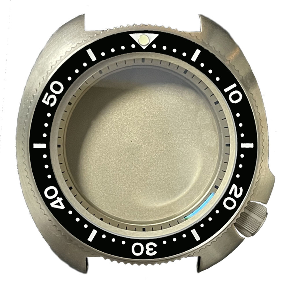 20ATM Titanium Watch Case Fit NH35 NH36 Diver Watch Sapphire Crystal AR Coating