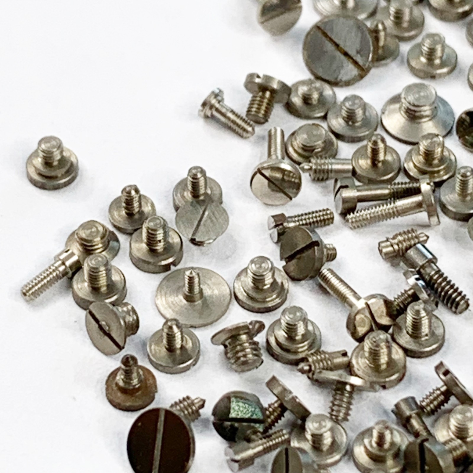 100 Watch Screws Pocket Wrist Parts Watchmaker Repair Assorted Job Lot Steampunk