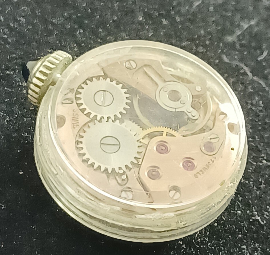 Paul Arpantier 17 Jewels Swiss Wind-up Watch Movement WORKS!