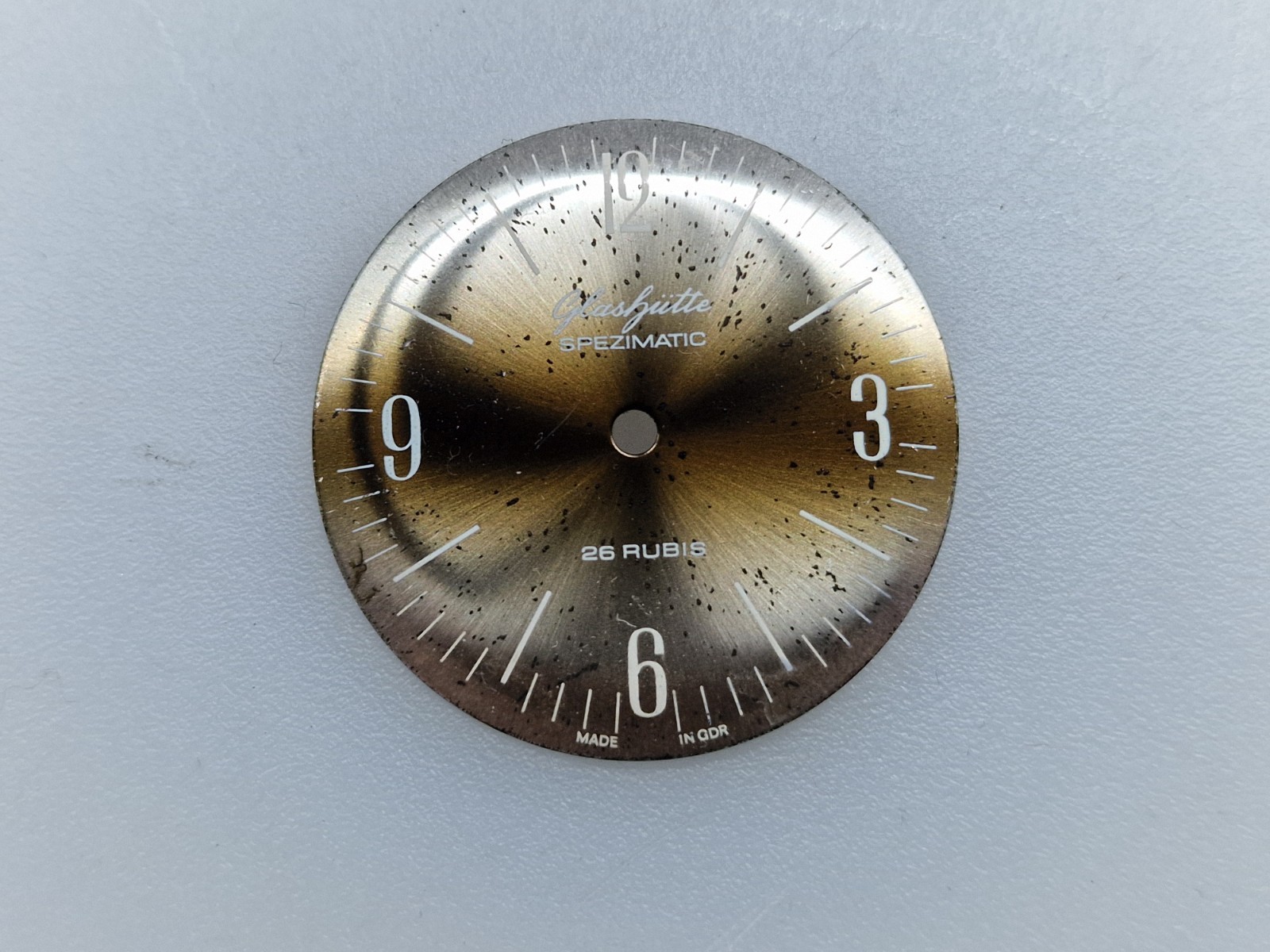 Two dials GUB Glashutte for renovation