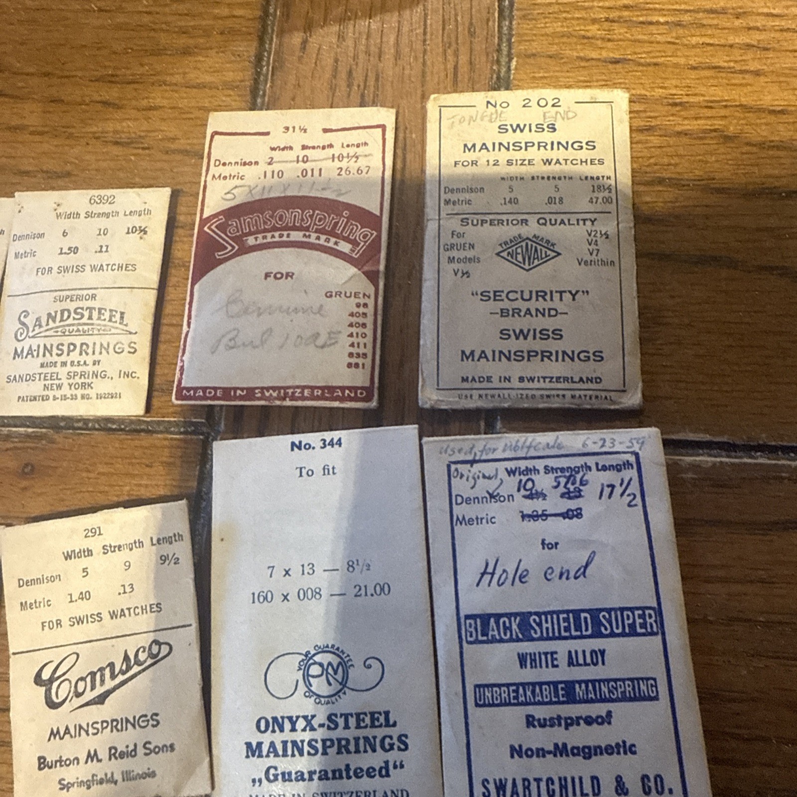 Vintage Mainspring Lot 18