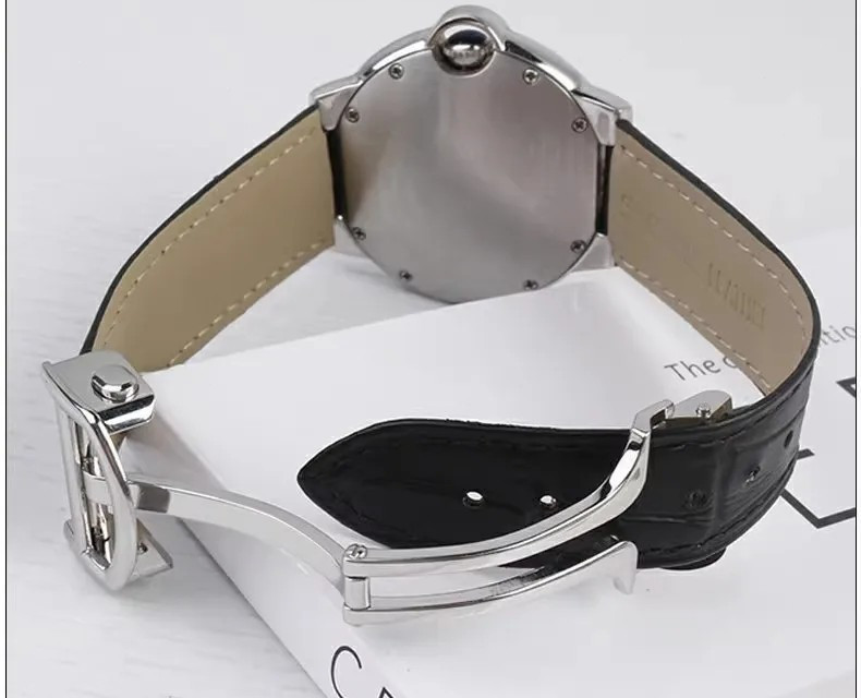 StainlessSteel Folding Buckle For Cartier Blue Ballons Pasha Santos Watch Buckle