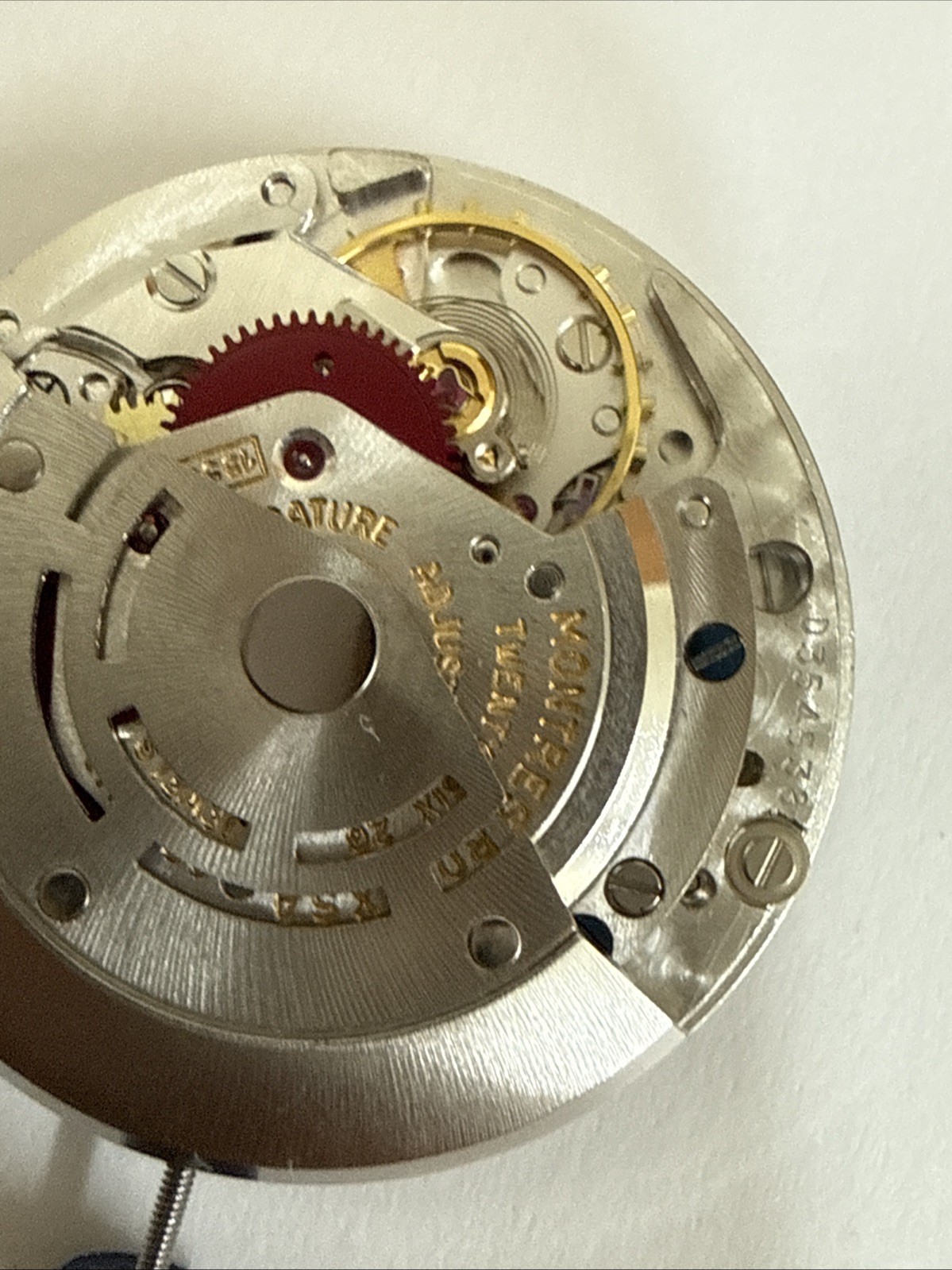 GENUINE Rolex 1556 Non Quick Set Complete Movement Perfect Working Condition