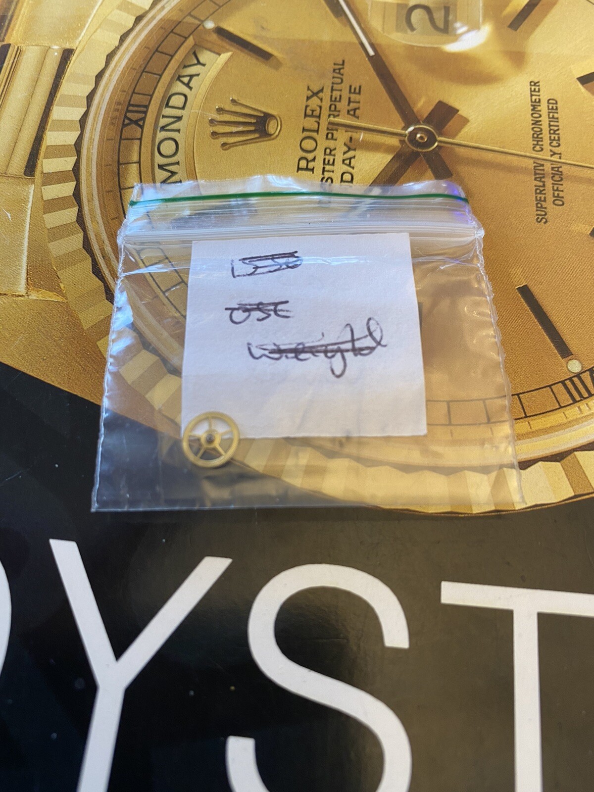 Rolex- Genuine part 3035-5014 second wheel excellent condition