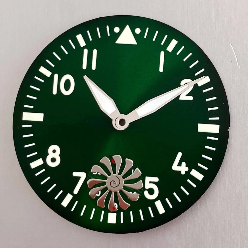 Tandorio 42mm Hand Winding 6498 ST3621 Watch Case Stainless Steel Sapphire Glass