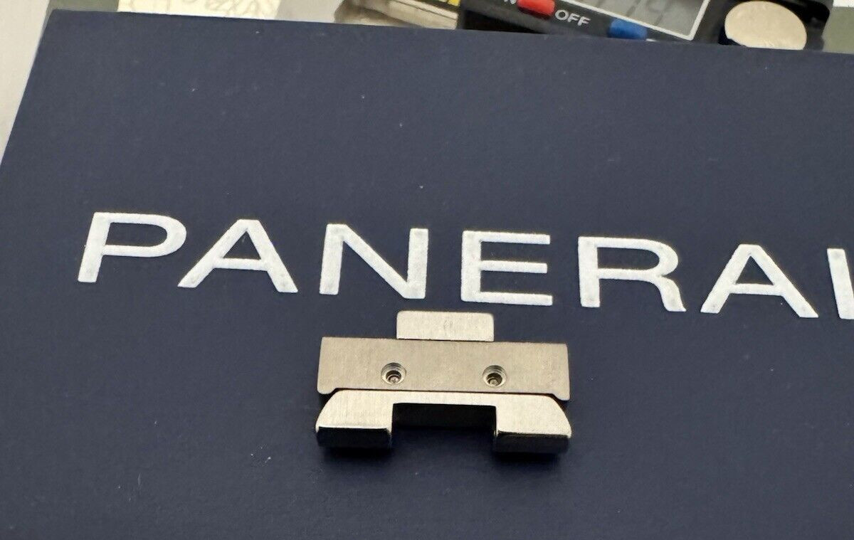 Panerai Watch Bracelet Link 20mm TITANIUM S/S Authentic OEM Swiss Complete MINT