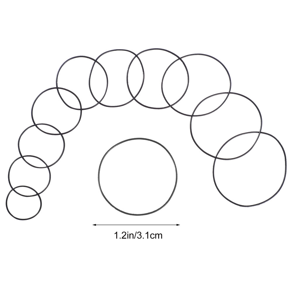 200 Pcs Watch Seal Rubber Gasket Ring DIY Watchmaker Assortment Kit