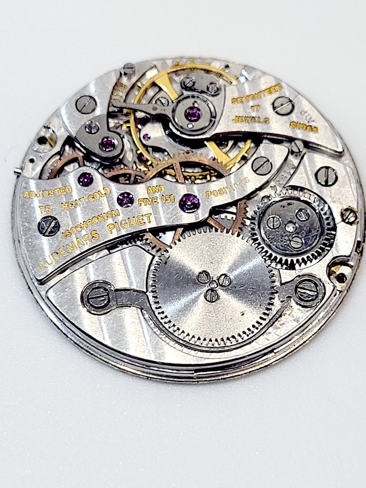 Genuine Audemars Piguet Cal 2001 Movement 18K Gold Witht Crown Hands For Parts