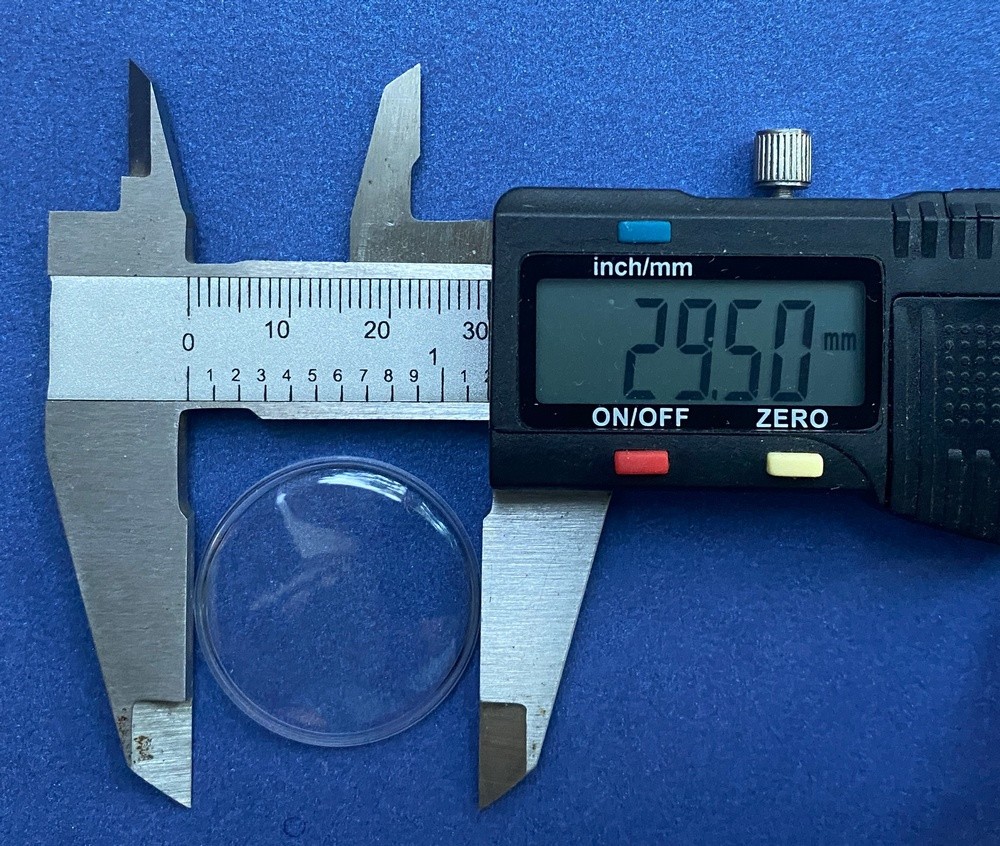🕒5x Acrylic Watch Crystal | 29.5 mm x 1.0mm Flat Top | USSR Vintage Plexiglass
