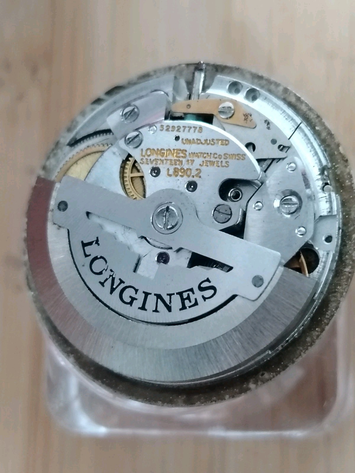 Vintage Longines Cal. L890.2 (17 Jewel) Automatic Wristwatch Movement For Parts