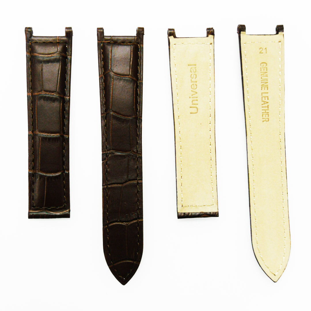 Genuine Leather Band, Alligator Grain (PADDED) fit to Cartier Watch 21×14.5×18