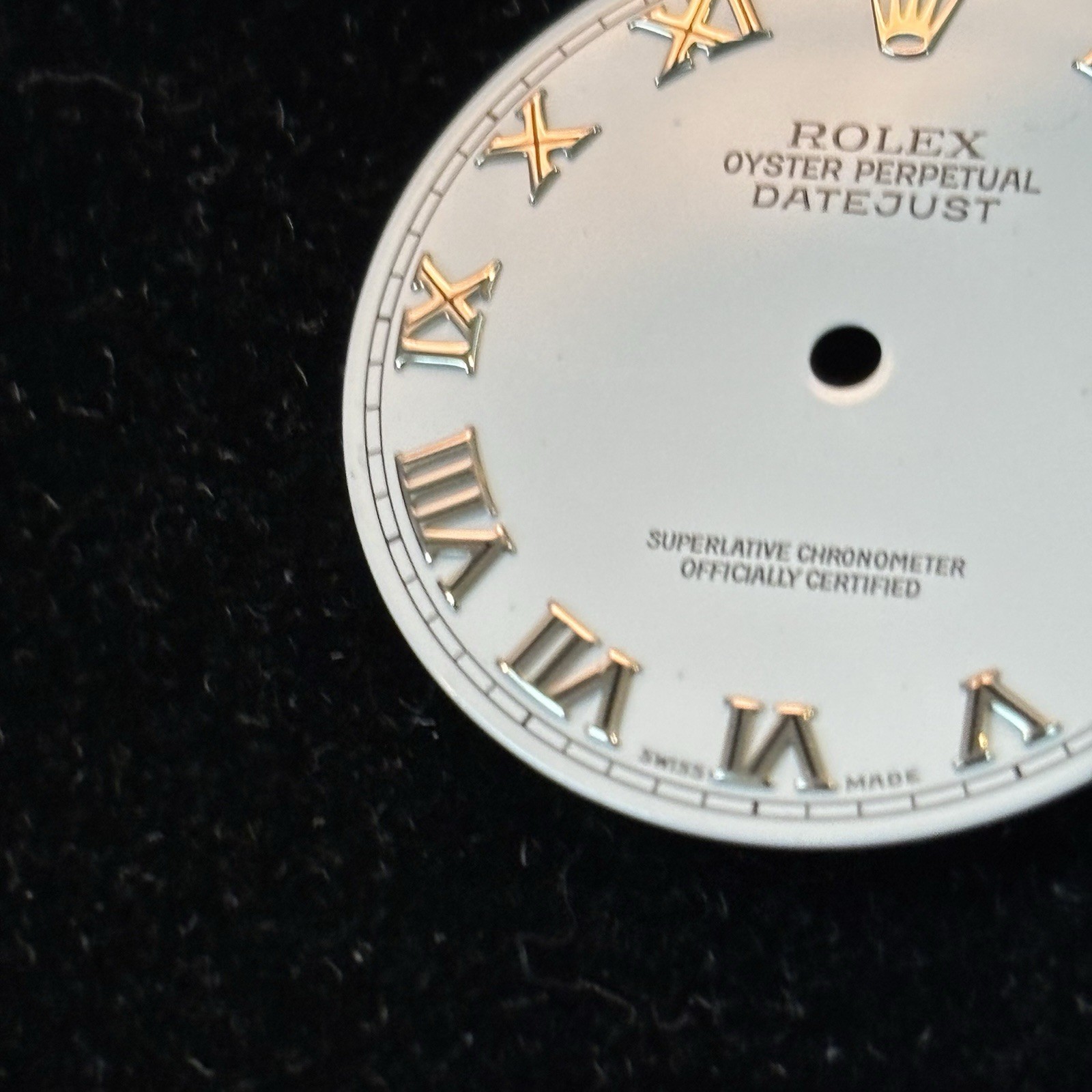 Factory Rolex Datejust Dial 36mm White Roman Number 16234 116234 116200