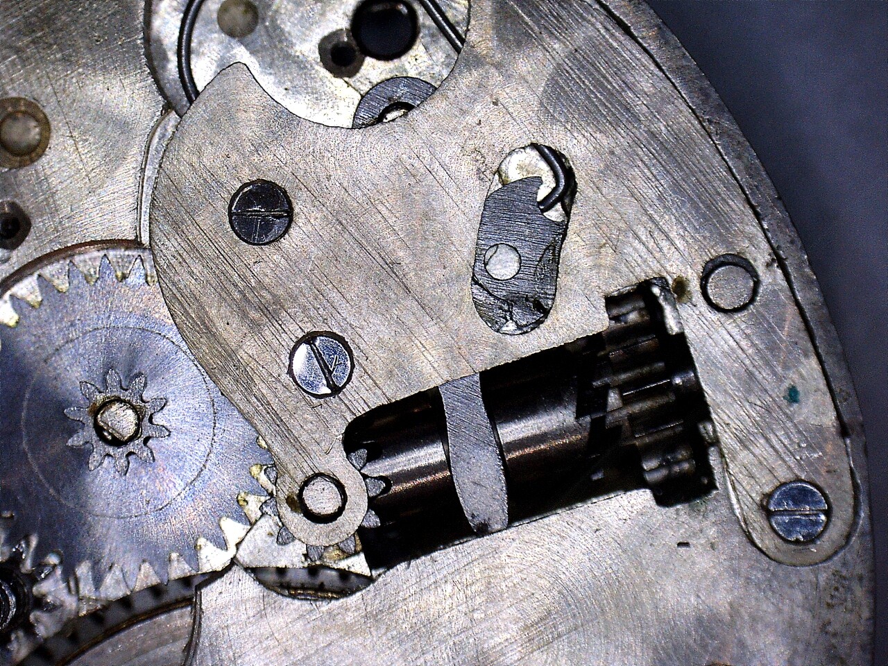 Genuine Record 431 Negative Set Watch Movement Parts (Height 6.4 mm).