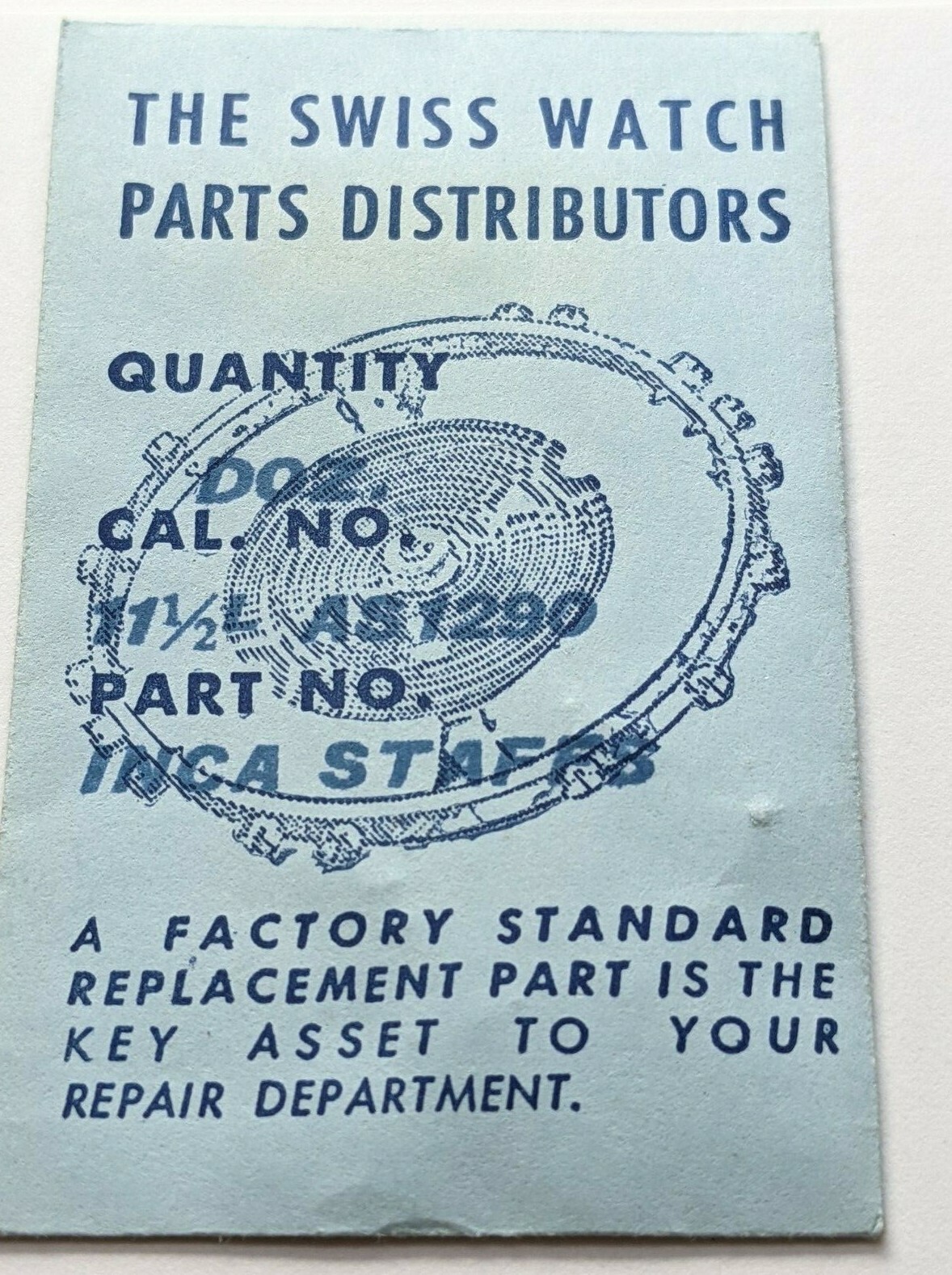 AS Caliber 1290 Inca Balance staffs Swiss made x 12 pieces FREE POST