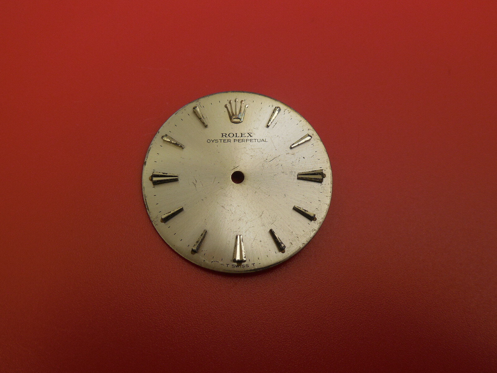 GENUINE ROLEX ANTIQUE OYSTER PERPETUAL MIDSIZE NO DATE SILVER