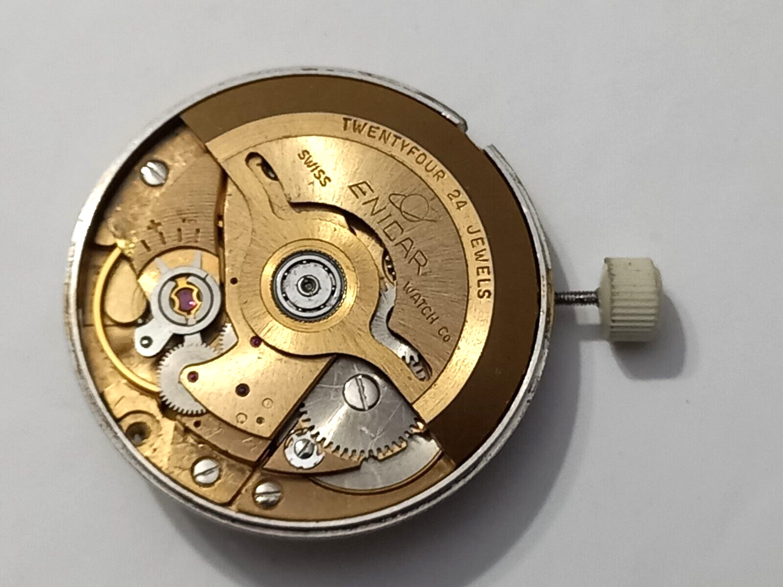 RARE ENICAR AUTOMATIC MVT CAL AR 1145 FOR ENICAR SHERPA DIVER’S WATCHES -WORKING