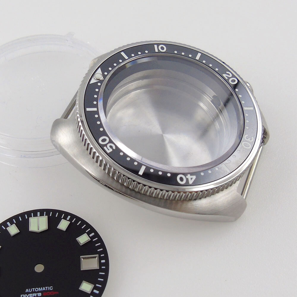 Sapphire Watch Case Ceramic Bezel 200m Water Resistance For NH35A NH36A movement