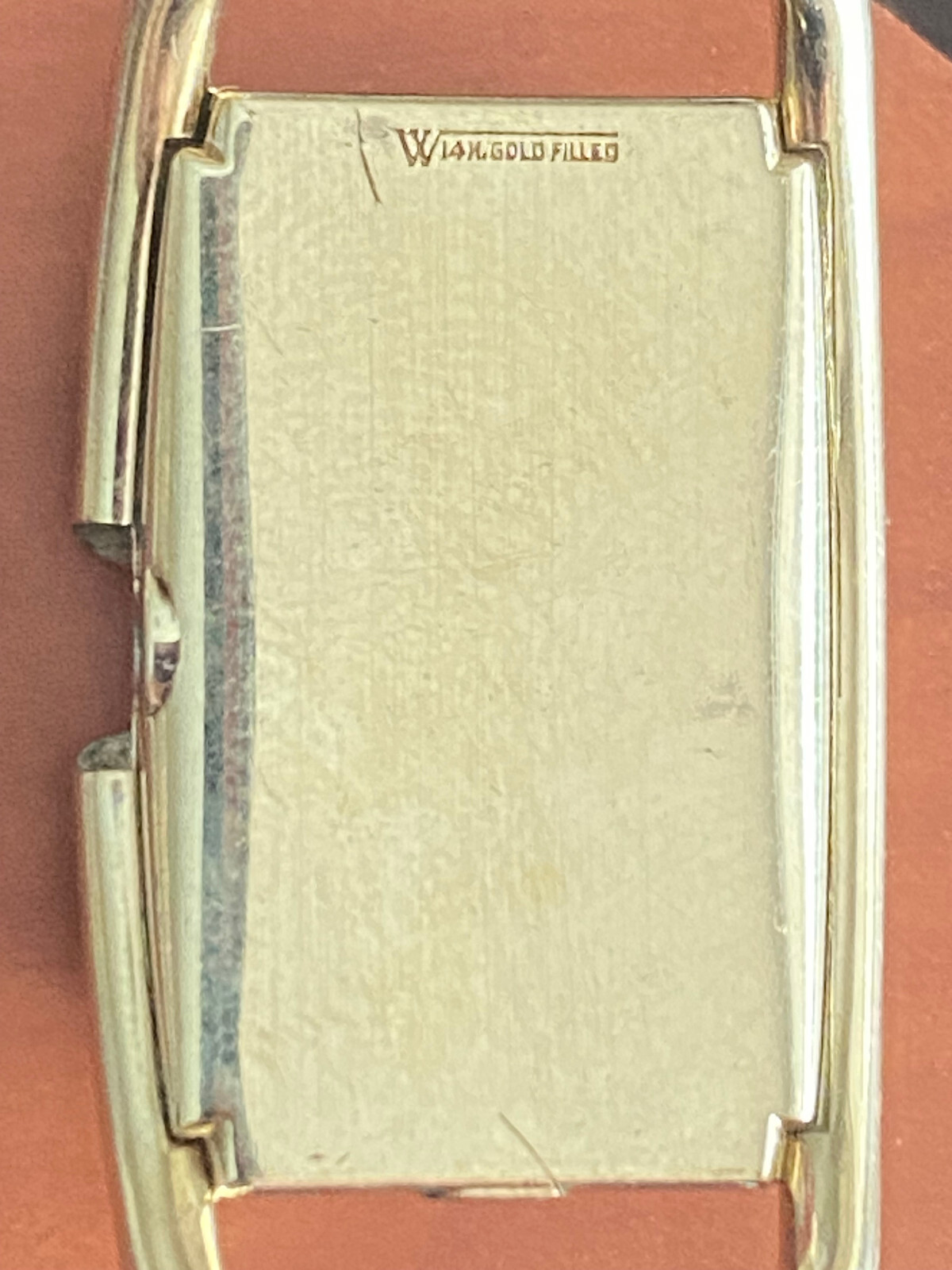 VINTAGE HAMILTON WRIST WATCH CASE ONLY, SUTTON, 14K GOLD FILLED,NO WEAR THROUGH