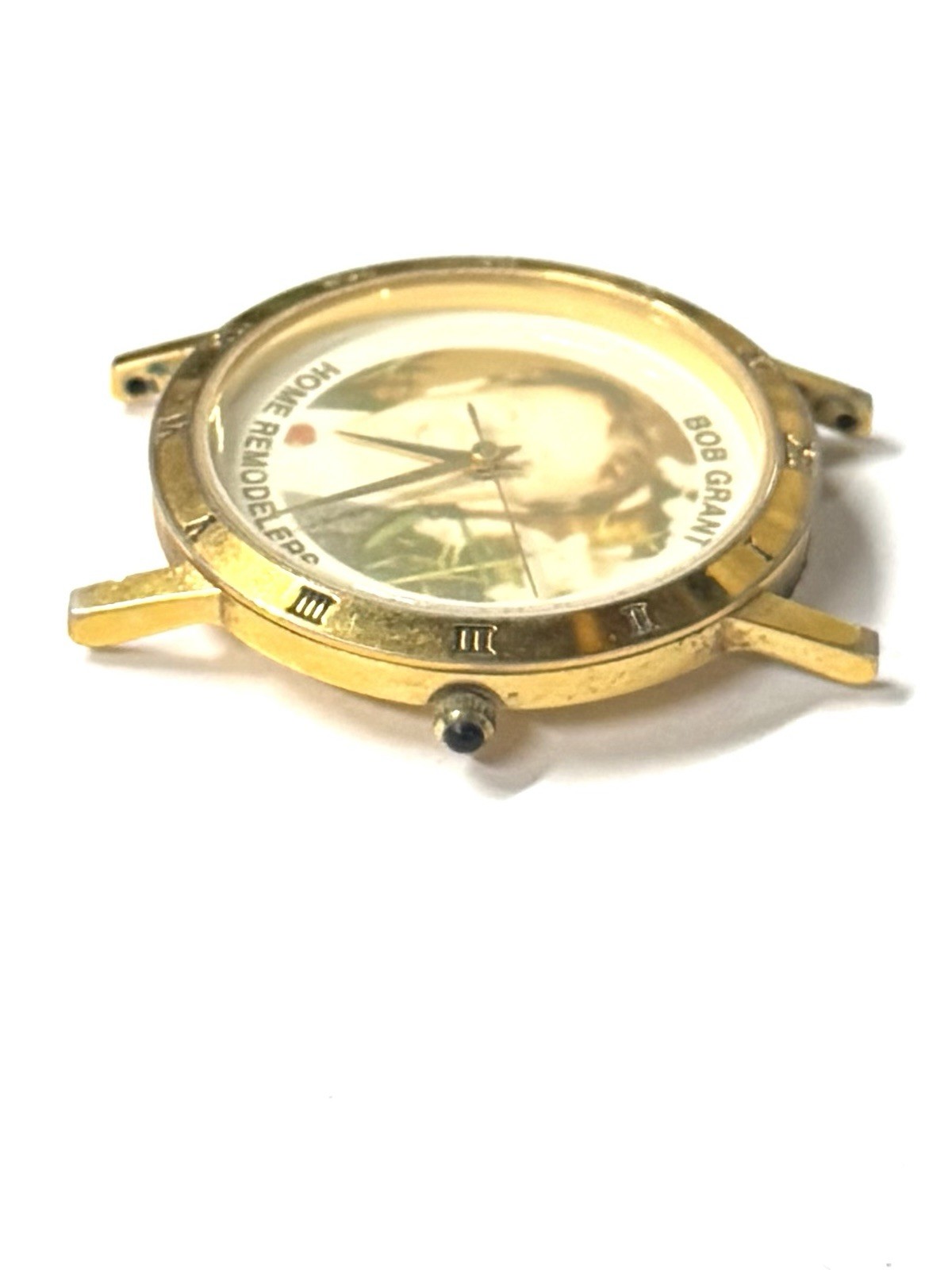 Vintage Image Watches California- Bob Grant Home Remodelers Gold Colored Watch