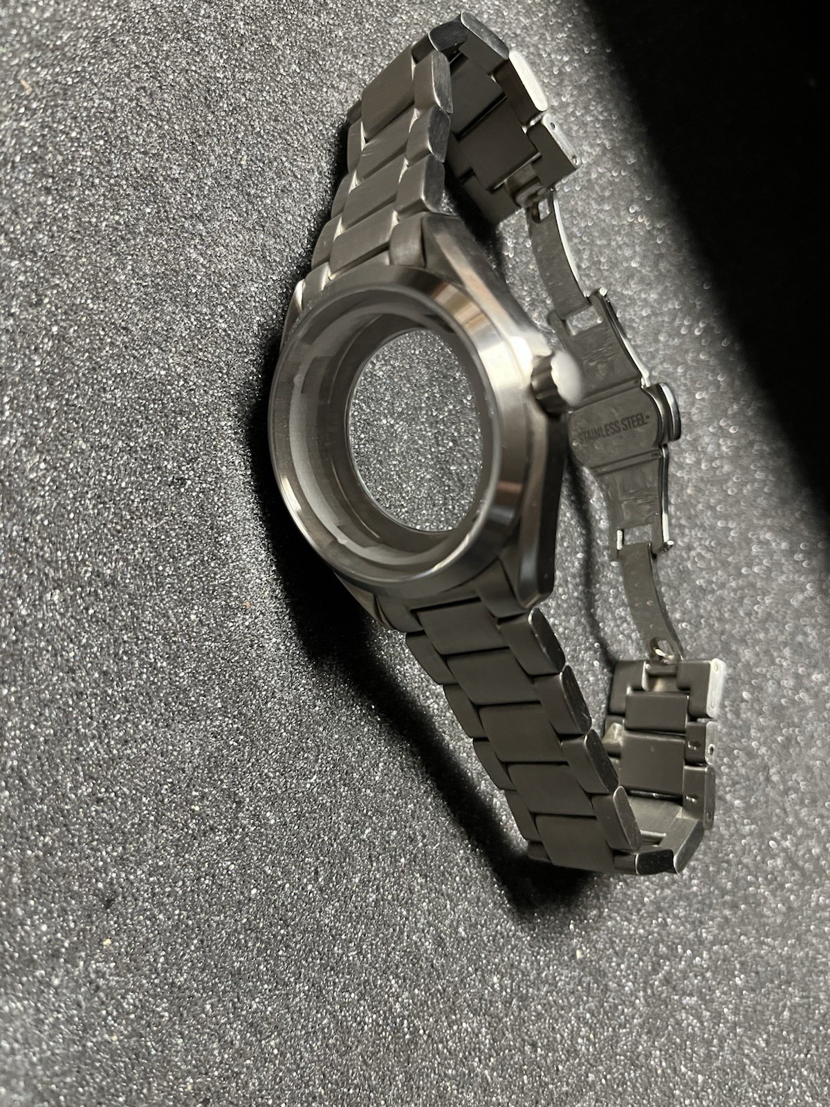 40mm Explorer Style Watch Case Bezel Stainless Steel Oyster Bracelet Parts