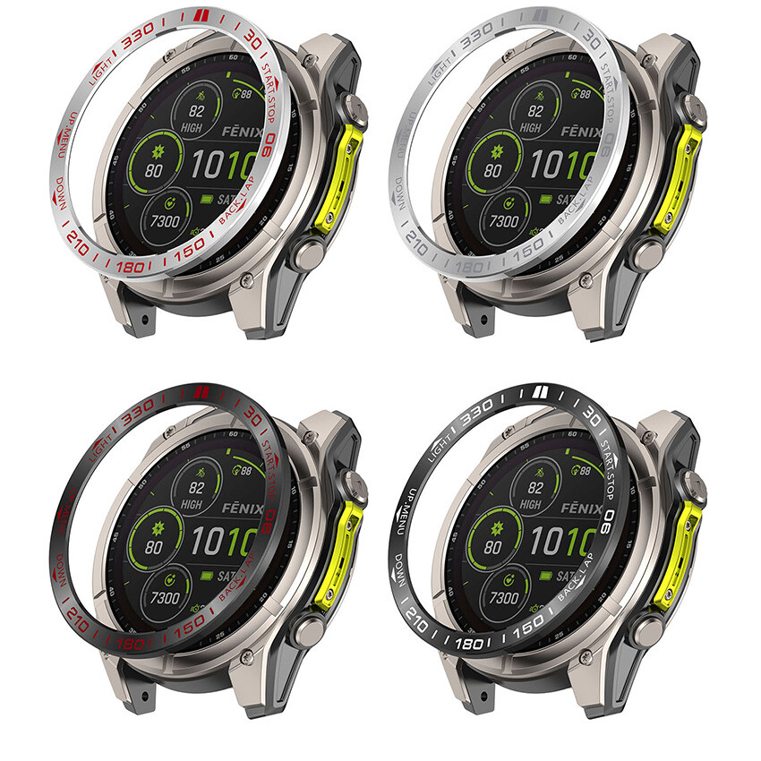 Stainless Steel Watch Ring Watch Bezel Protective Circle for Garmin Fenix8