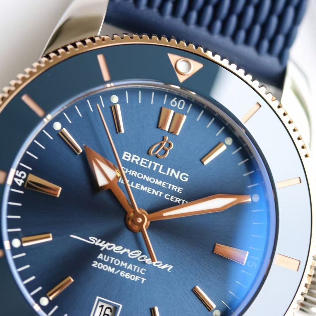 Men’s Watch Automatic Mechanical Movement 50mm Blue Dial