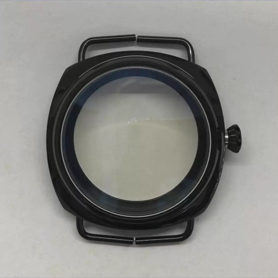 45mm 316L Steel Watch Case for ETA 6497 6498 Sea-gull ST3600 ST3621 Movement