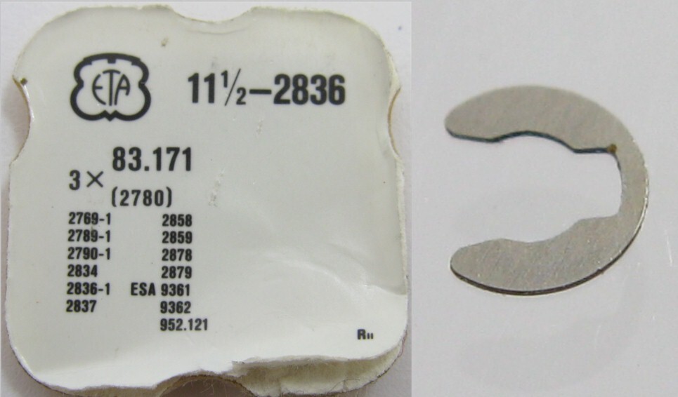 ETA 2836 automatic watch movement part calendar day date gib