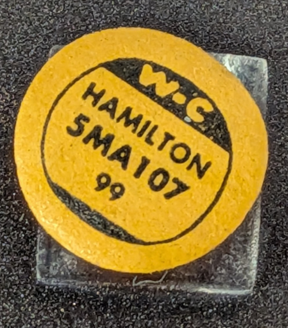 NOS W-C Watch Craft 5MA107 Hamilton Mineral Glass Domed Crystal 10.7 x 9.9MM