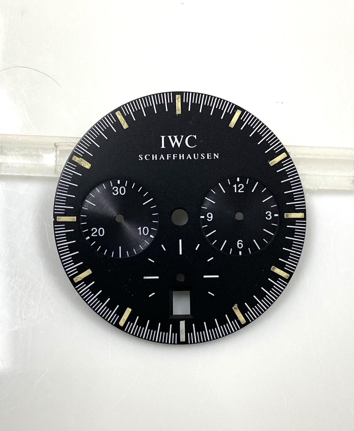 Original IWC GST SCHAFFHAUSEN Chronograph IW372701 Black 27mm Dial