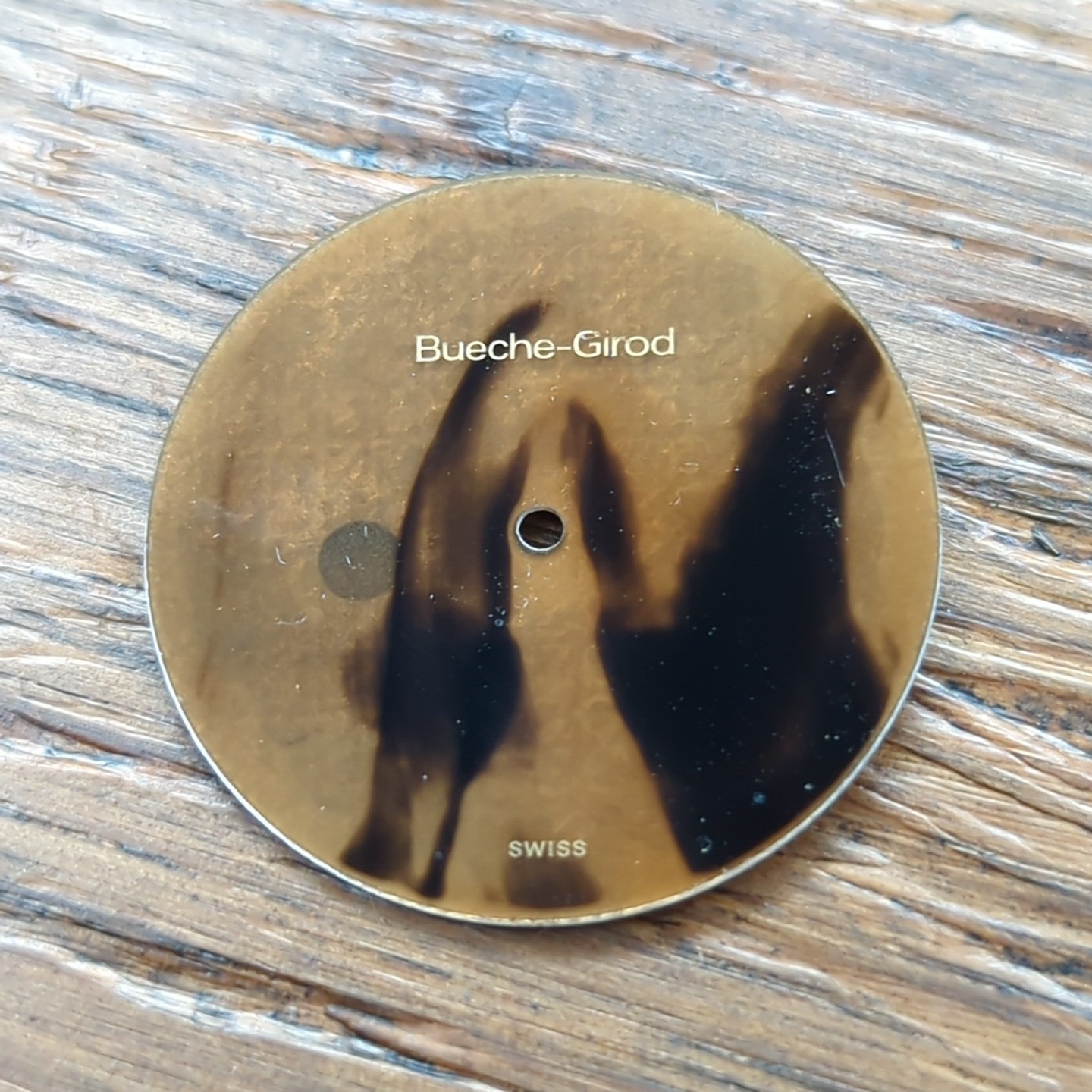 Genuine Beuche Girod Tiger Eye Watch Dial Part, 28mm (Z49)