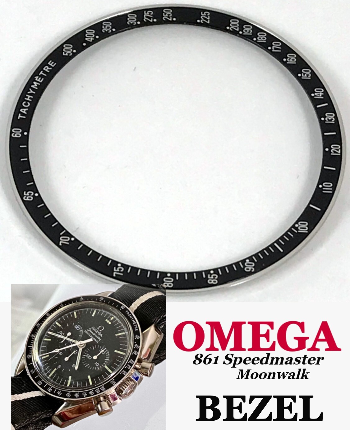 OMEGA SPEEDMASTER Caliber 861 BEZEL with insert TACHYMETRE 145.022 /145.0022