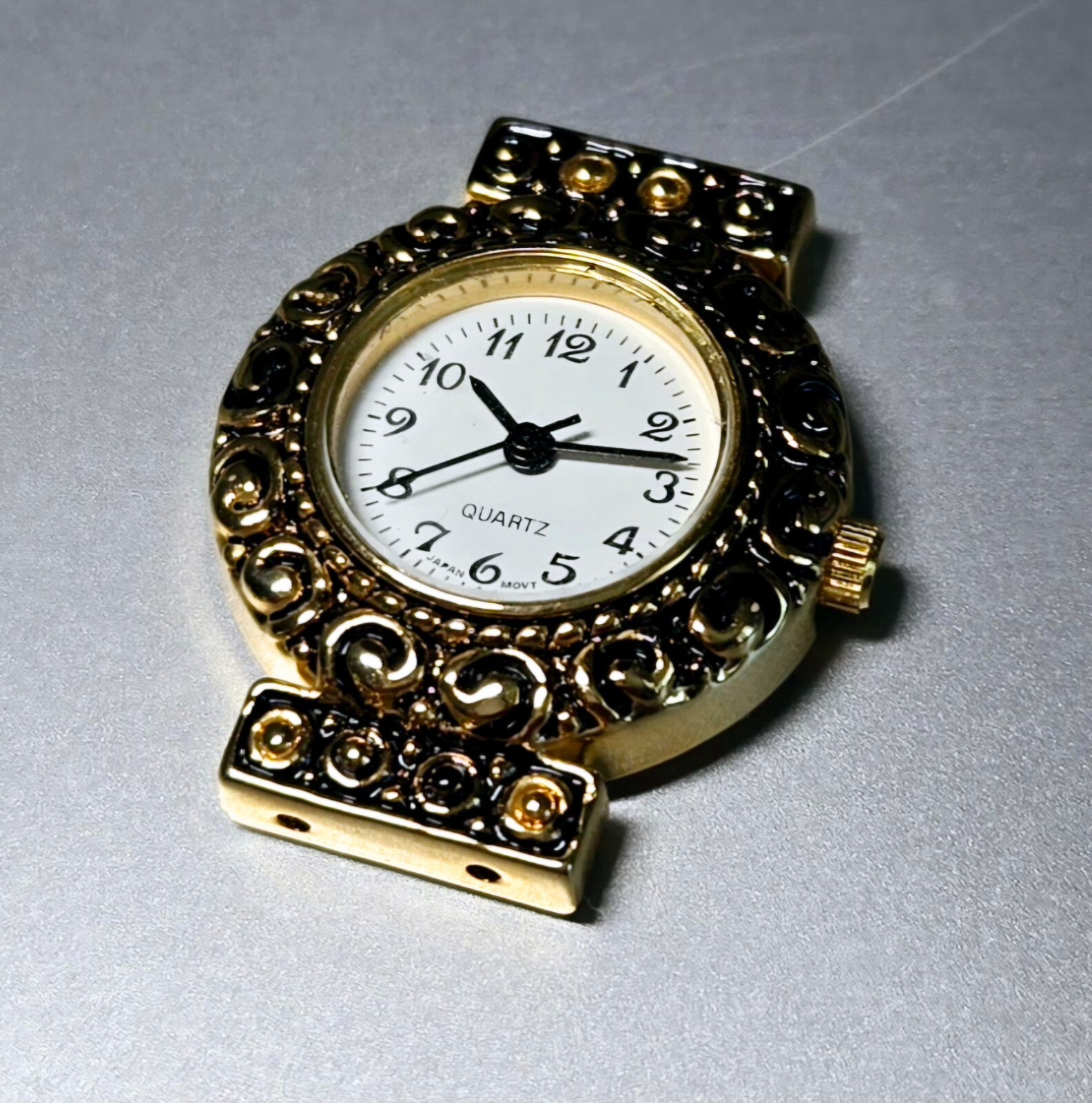 Beading Watch Faces Bronze Battery Included Watch Faces for Jewelry Making 3 pcs