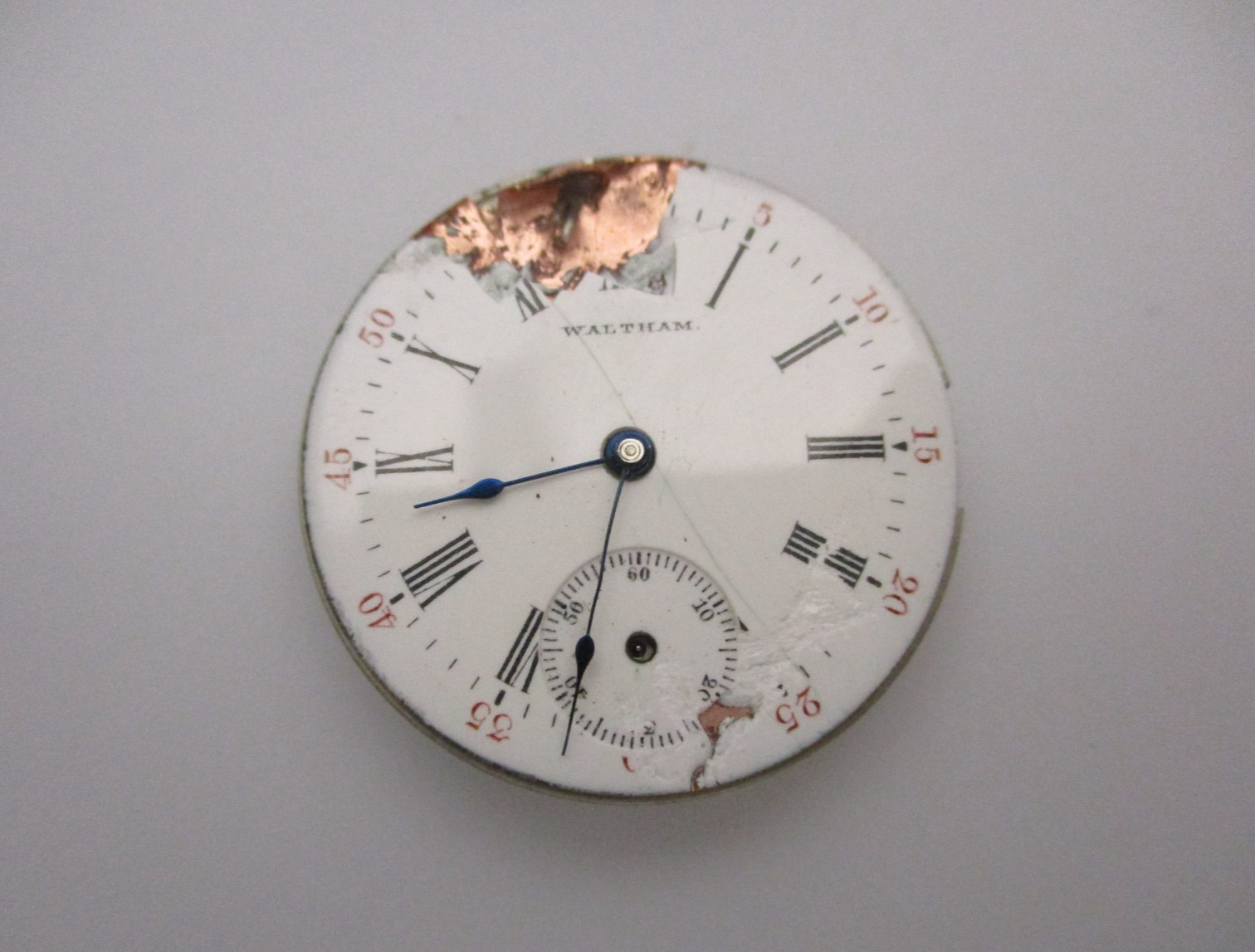 Rare American Waltham Watch Co. Grade: No. 61 (No. 65) Manual Movement & 2 Hands