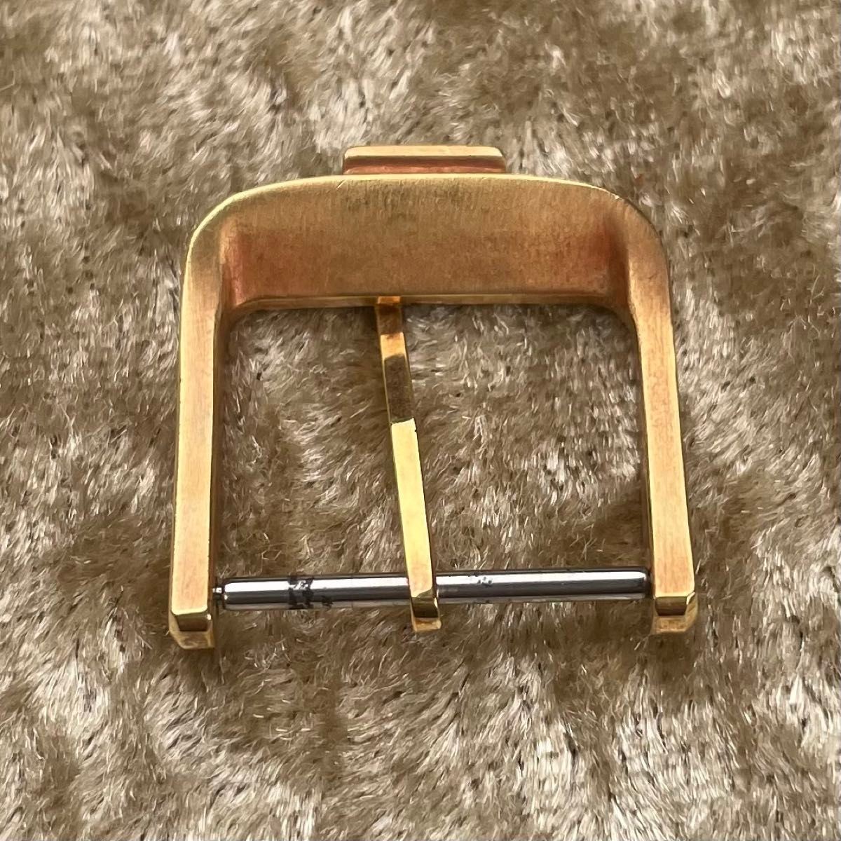 Vintage Grand Seiko GS 18KT Solid Gold Buckle 15mm Authentic Rare Japan